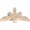 Ekena Millwork Alberta Smooth Timber Gable Bracket, Douglas Fir, 48"W x 30"H x 5 1/2"D x 5 1/2"F, 15/12 Pitch GBW048X30X0606ALB00SDF - alternate 4